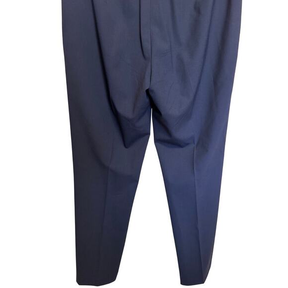 Lafayette 148 Wool Trouser Pants Straight Fit Navy Blue Size 10 - Picture 10 of 14